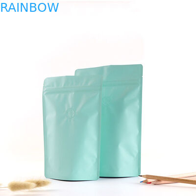 การพิมพ์กราเวียร์เคลือบด้านอลูมิเนียมฟอยล์ถุงกาแฟซิปพร้อมวาล์ว