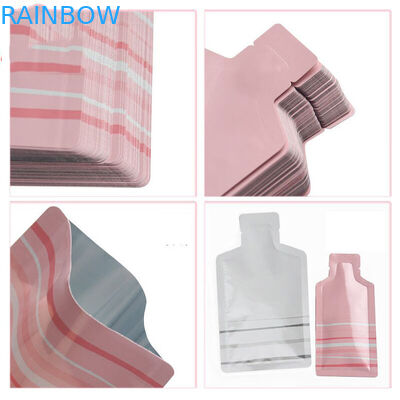 ตัวอย่างเครื่องสำอาง 5ml ซีล 3 ด้านกระเป๋าแบนพลาสติกย่อยสลายได้