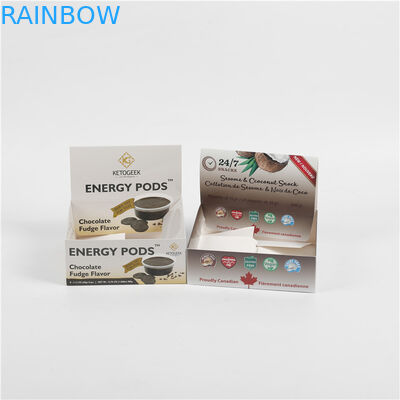 คุกกี้ขนมขบเคี้ยว 50g Matte Display Paper Box Foldable Convient