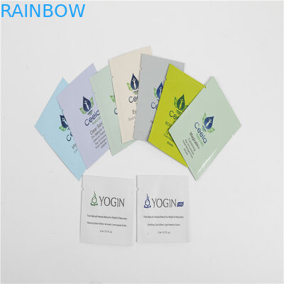 ถุงบรรจุภัณฑ์เครื่องสำอางพลาสติกซิปล็อคเป็นมิตรกับสิ่งแวดล้อมขนาดเล็กพิมพ์เอง