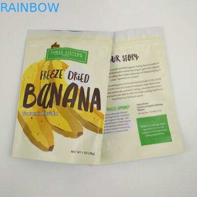 พลาสติกผลไม้แห้งแบบกำหนดเองอลูมิเนียมยืนขึ้นพิมพ์กราเวียร์