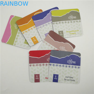 อลูมิเนียมฟอยล์เคลือบด้านความร้อนถุงบรรจุภัณฑ์ชาป้องกันความชื้นเป็นมิตรกับสิ่งแวดล้อม