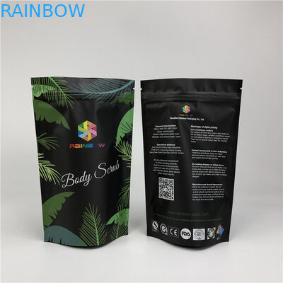 Cosmetic Ocean Bath Salt Matte Mylar ถุงซิปนำกลับมาใช้ใหม่ได้กลิ่นยืนหลักฐาน