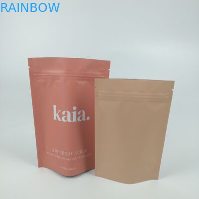 ถุงพลาสติกเสริมความงามยืนขึ้นซิปกั้นแมตต์เสร็จแล้วปิดผนึกได้