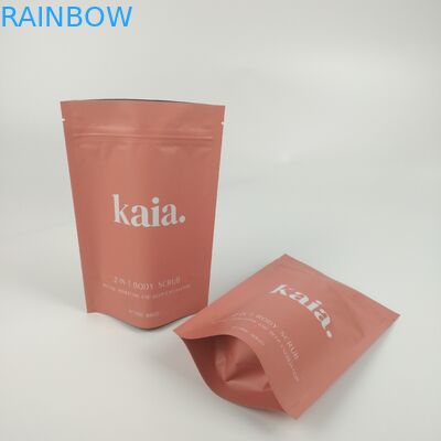 ถุงพลาสติกเสริมความงามยืนขึ้นซิปกั้นแมตต์เสร็จแล้วปิดผนึกได้