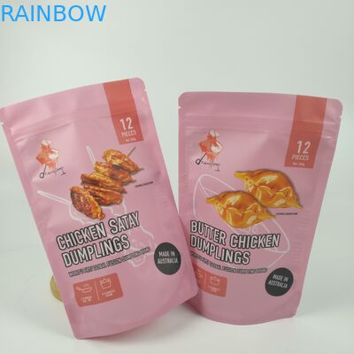 กาแฟแมตต์ซิปถุงกั้นพิมพ์แบบกำหนดเองยืนลามิเนต