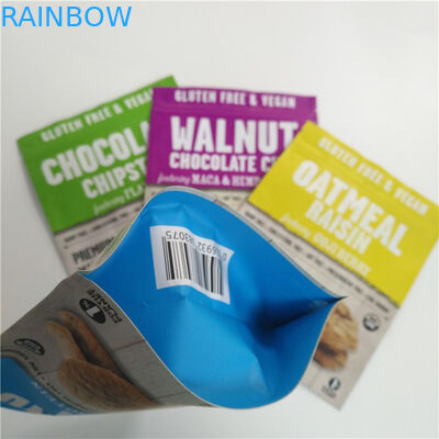 Candy Sweets พลาสติกแบบกำหนดเองพิมพ์ดิจิตอลยืนขึ้นพร้อมซิปด้านบน