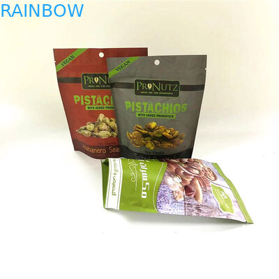 ยืนขึ้นซิปด้านบนอลูมิเนียมฟอยล์ถุง Mylar ป้องกันกลิ่นพิมพ์แบบกำหนดเอง