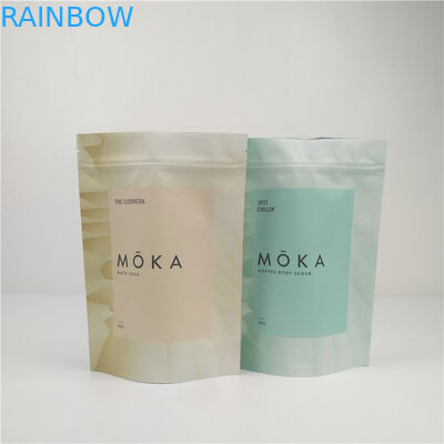 พลาสติกลามิเนตซิปแบบกำหนดเองยืนขึ้นถุงสำหรับเกลืออาบน้ำ