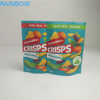 ผักรวมอบแห้งออร์แกนิคด้านมายลาร์อลูมิเนียมยืนขึ้นถุง 35 กรัม