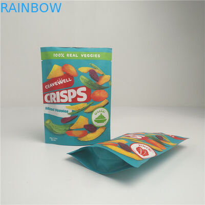 ผักรวมอบแห้งออร์แกนิคด้านมายลาร์อลูมิเนียมยืนขึ้นถุง 35 กรัม