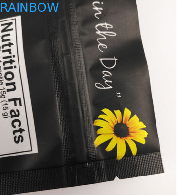 พลาสติก Mylar ยืนอลูมิเนียมฟอยล์ถุงซิปกันกลิ่นพิมพ์เอง