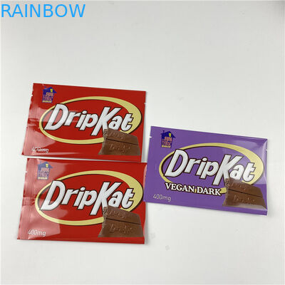 บรรจุภัณฑ์การพิมพ์ดิจิตอล 500 มก. ถุงขนม Mylar Weed Gummy Bear ถุงบรรจุภัณฑ์ที่กินได้