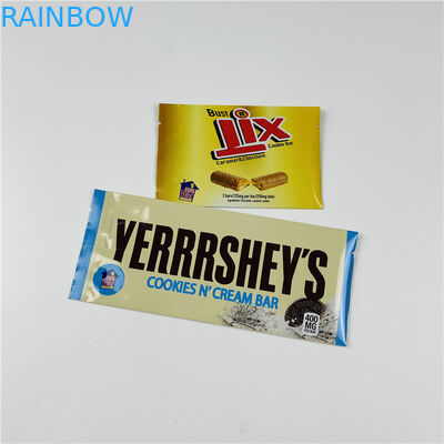 บรรจุภัณฑ์การพิมพ์ดิจิตอล 500 มก. ถุงขนม Mylar Weed Gummy Bear ถุงบรรจุภัณฑ์ที่กินได้