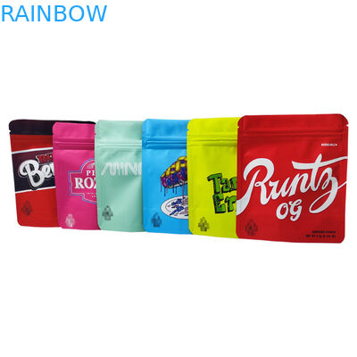 ถุงบรรจุภัณฑ์ที่กินได้ Ziplock แบบกำหนดเองที่สามารถปิดผนึกได้