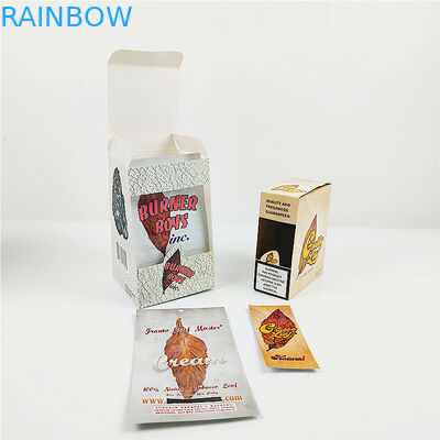 กล่องกระดาษพิมพ์โลโก้ที่กำหนดเอง Grabba Leaf กล่องกระดาษคราฟท์สำหรับ Grabba Leaf
