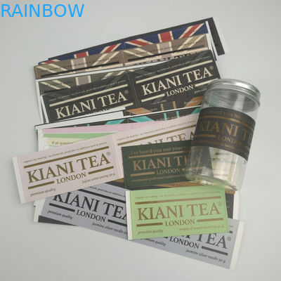 สติกเกอร์กันน้ำกาวที่กำหนดเองเฉพาะผลิตภัณฑ์อาหารขวดน้ำโลโก้ที่กำหนดเองพิมพ์ฉลากสติ๊กเกอร์