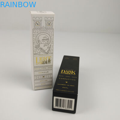 โลโก้ที่กำหนดเองพิมพ์กล่องบรรจุภัณฑ์กระดาษเครื่องสำอางแบบพับได้รูปสี่เหลี่ยมผืนผ้าสำหรับขวดน้ำหอม Essence Serum