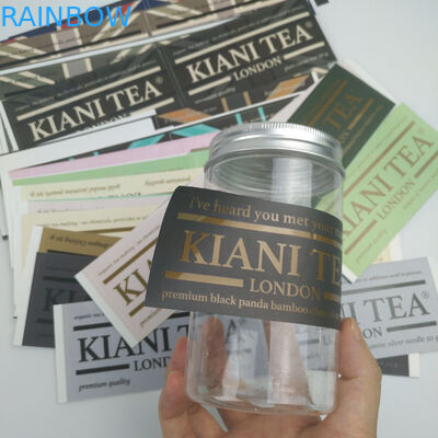 ยอมรับโลโก้ที่กำหนดเอง OEM Fashionabl พิมพ์สติกเกอร์ฉลากไวน์กาวสติกเกอร์ฉลากกาวกันน้ำ