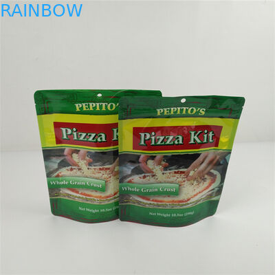 ถุงบรรจุอาหารโลโก้ที่กำหนดเองถุงกันกลิ่นกาแฟฟอยล์ยืนขึ้นกระเป๋าพิมพ์ยืนขึ้นถุงบรรจุพิซซ่า