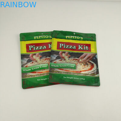 ถุงบรรจุอาหารโลโก้ที่กำหนดเองถุงกันกลิ่นกาแฟฟอยล์ยืนขึ้นกระเป๋าพิมพ์ยืนขึ้นถุงบรรจุพิซซ่า