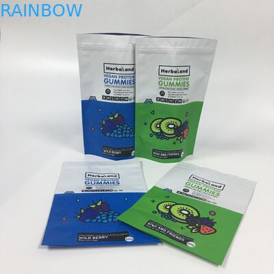 ขายส่งบรรจุภัณฑ์อลูมิเนียมฟอยล์ป้องกันกลิ่นเคลือบยืนขึ้นถุงถุงพลาสติก Mylar ที่กินได้