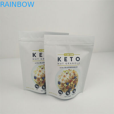 VMPET 120mic Ziplock Stand Up Pouch MOPP บรรจุภัณฑ์อาหารกราเวียร์พิมพ์