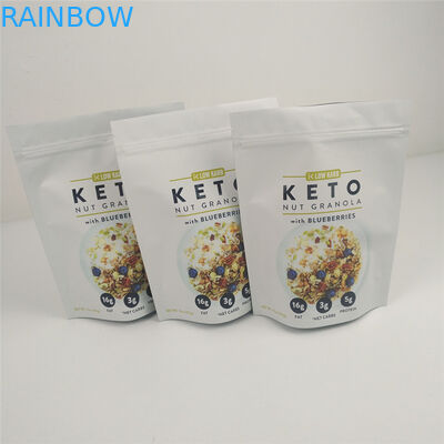 VMPET 120mic Ziplock Stand Up Pouch MOPP บรรจุภัณฑ์อาหารกราเวียร์พิมพ์