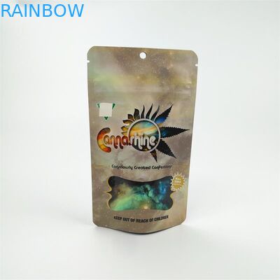 Smell Proof 3.5g ถุง Mylar ผนึก VMPET สำหรับคุกกี้