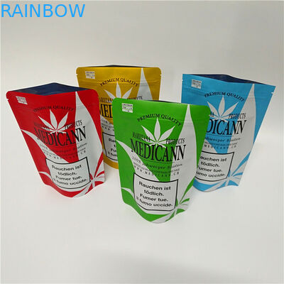 คุกกี้ดอกไม้กลิ่น Mylar ถุง Ziplock เด็กทนถุงวัชพืช