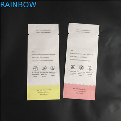 Eco Friend กระดาษคราฟท์ที่ย่อยสลายได้ทางชีวภาพ PLA Compound Food Powder Spice บรรจุภัณฑ์ถุงสามด้าน Seal Pouches
