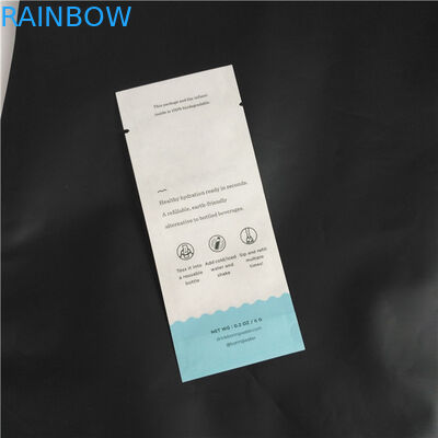 Eco Friend กระดาษคราฟท์ที่ย่อยสลายได้ทางชีวภาพ PLA Compound Food Powder Spice บรรจุภัณฑ์ถุงสามด้าน Seal Pouches