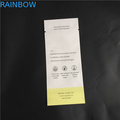 Eco Friend กระดาษคราฟท์ที่ย่อยสลายได้ทางชีวภาพ PLA Compound Food Powder Spice บรรจุภัณฑ์ถุงสามด้าน Seal Pouches