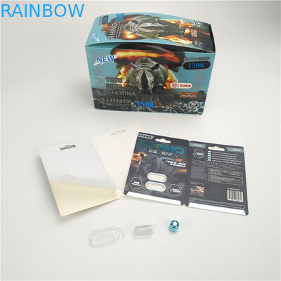 90mic Panther Sexual Pills การ์ด 3 มิติ Rhino 3K 7K Paper Cards