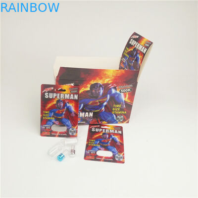 การ์ดยา Rhino 8 3D 200mic 500K 3D Blister Card Male Enhancement