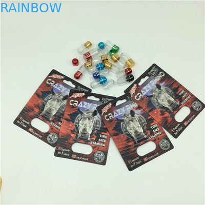 Crazy Rhino 69 Pills กล่องบรรจุภัณฑ์ Rhino 7 สำหรับยาเพศชาย