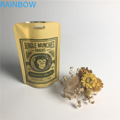 PA 1.5C AL 0.7C ถุงบรรจุภัณฑ์ขนมขบเคี้ยวด้าน Stand Up MPET