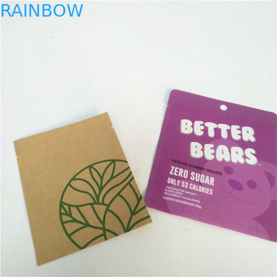 VMPET 1.2C NY 1.5C ถุงบรรจุภัณฑ์ขนมขบเคี้ยวแบบแบน Cmyk สำหรับคุกกี้ Candy