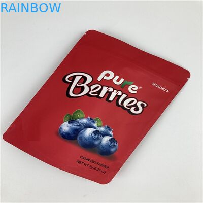 ISO BOPP VMPET Zip Lock ถุงอาหาร Gravure สำหรับ 3.5g Seeds