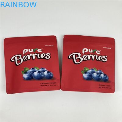 BOPP VMPET 1/8oz ถุงบรรจุดอกไม้กัญชา 3.5g Cbd Zip Lock Foil Pouch