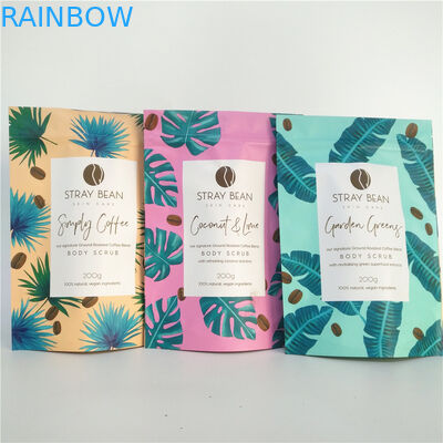 Matte OPP vmpet เกลืออาบน้ำถุงบรรจุภัณฑ์ 100g 200g อลูมิเนียมฟอยล์ Mylar Pouch