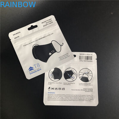 Cmyk MPET ถุงบรรจุภัณฑ์ขายปลีกพลาสติก Upscale Vmpet สำหรับถุงเท้าอาหาร