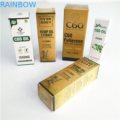 กล่องบรรจุภัณฑ์เครื่องสำอางกระดาษ SGS CMYK 2oz 60ml 30ml ปั๊มฟอยล์