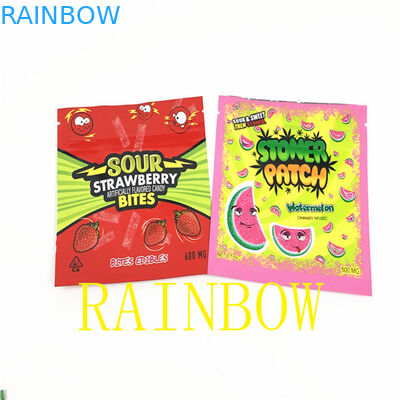 100mic CMYK 7g อลูมิเนียมฟอยล์ Mylar Bag กระเป๋า Flower Seed VMPET FDA