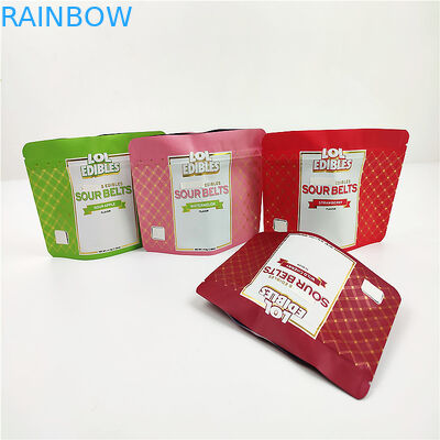 180mic 3.5g CMYK Mylar ถุงบรรจุภัณฑ์คุกกี้ Gravure Printing