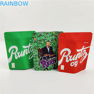 SGS 100mic CMYK ถุงกันกลิ่นที่ย่อยสลายได้ทางชีวภาพ Resealable VMPET MOPP