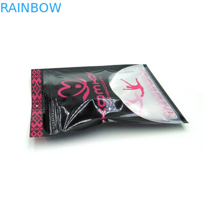 240mic CMYK MOPP กระเป๋า Opp เสื้อผ้าซิป Frosted VMPET สำหรับเสื้อผ้า