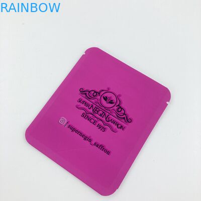 ถุงอาหารสำหรับหญ้าฝรั่นแห้ง หญ้าฝรั่นและชา 500 ชิ้นขั้นต่ำสำหรับบรรจุภัณฑ์แบบกำหนดเองถุงถั่วบรรจุภัณฑ์ถุง