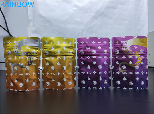 SGS 12C 1.2C VMPET ยืนขึ้นถุงซิปเคลือบเงาด้าน OPP AL สำหรับผลไม้แห้ง