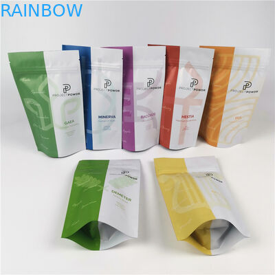 ผงอาหาร Doypack ถุงบรรจุภัณฑ์ธูปสมุนไพร AL 0.7C สมุนไพรยืนขึ้นกระเป๋า